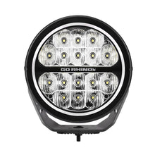 Load image into Gallery viewer, Go Rhino 750800711SRS Available in 9” and 7” diameters both with daytime running light rings included.