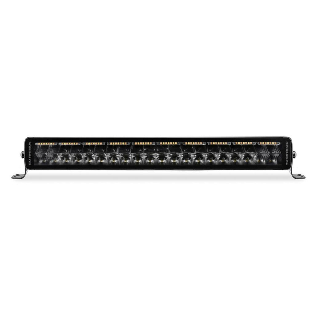 Go Rhino 752002112CDS Blackout Combo Series - DOUBLELINE 20" Double Row LED Light Bar w/Amber LEDs