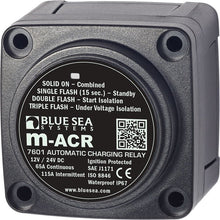 Load image into Gallery viewer, BLUE SEA 7601-BSS SOLENOID M SERIES 65A 12/24V ACR