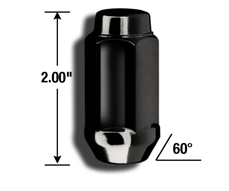 GORILLA 76148BC 14MMX1.5 BLK LUG