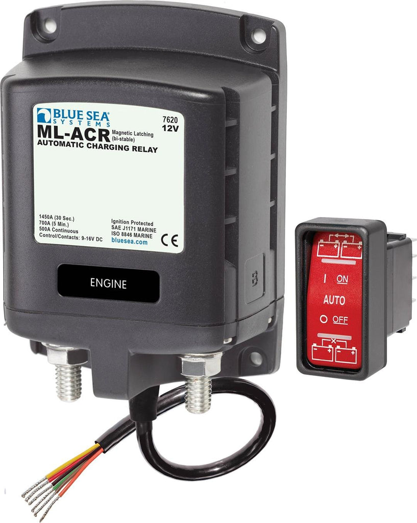 BLUE SEA 7620-BSS SOLENOID ML 500A 12V ACR
