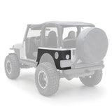 Smittybilt 76874 XRC Rear Corner Guards - Textured Black (97-06 TJ)