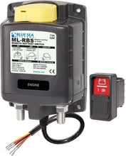 Load image into Gallery viewer, BLUE SEA 7700-BSS SOLENOID ML 500A 12V RBS W/MANCTRL