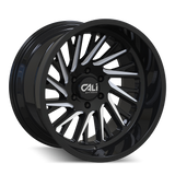 Cali Offroad 9114-2270BM CALI OFF-ROAD PURGE 9114 GLOSS BLACK MILLED 20X12 8-170 -51MM 125.2MM