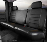 FIA SL62-14BLKBLK SL62-14GRAY SL62-14BLKBLK SL60 Series - Leatherlite Simulated Leather Custom Fit Rear Seat Cover- Black