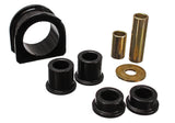 Energy Suspension 810104G Rack And Pinion Bushing Set; Black; Front; Performance Polyurethane;