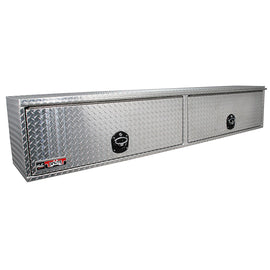 Westin 80-HTB96 Brute HD TopSider Tool Box; Polished Aluminum; L 96 in. x W 13 in. x H 16 in.;