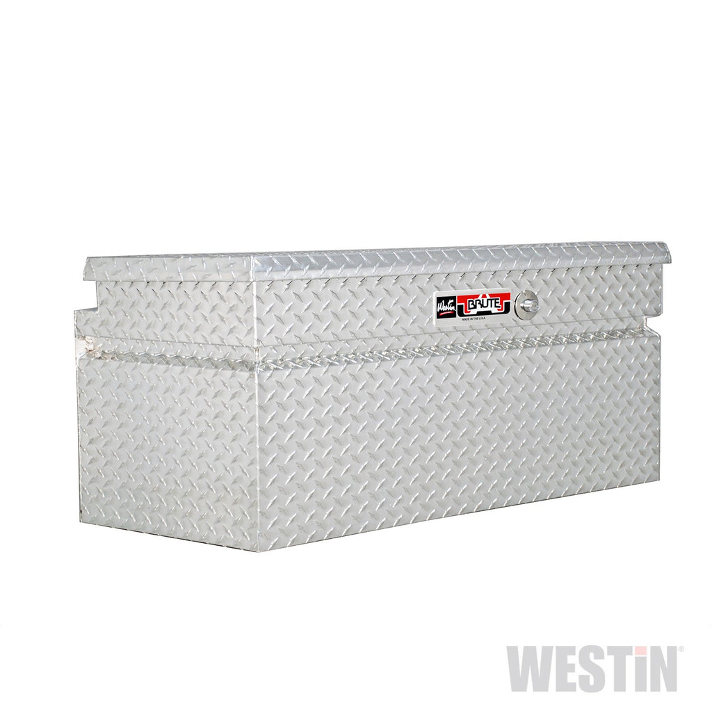 Westin 80-RB4919 Brute Trailer Tongue Tool Box; Polished Aluminum; Aluminum; 49 in.;