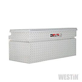 Westin 80-RB4919 Brute Trailer Tongue Tool Box; Polished Aluminum; Aluminum; 49 in.;