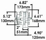 Powermaster Performance 8012 Racing Alternator
