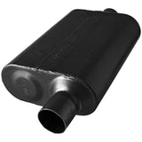 Flowmaster 8042441 40 Series  Stainless Steel - 2.25 Offset In / 2.25 Center Out - Aggressive Sound