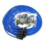 Pertronix 808390 Wires, Univ. 8MM 8 cyl 90 Deg blue
