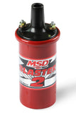 MSD 8203 Ignition Coil - Blaster 2 Series - Ballast Resistor - Red