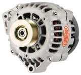 Powermaster Performance 82081 Alternator; CS130D; Offset Left; 120 Amp.; 95 Idle; 6 Groove Pulley; Natural;