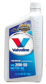 VALVOLINE 822344 VAL PC 20W50 6/1 QT CS