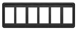 BLUE SEA 8260-BSS CONTURA MOUNTING PANEL 6POS