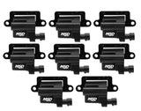 MSD 826483 Ignition Coil - Blaster Series - L-Series Truck Engine - Black - 8-Pack