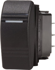 BLUE SEA 8284-BSS SWITCH CONTURA SPDT (ON)-OFF-ON BLK