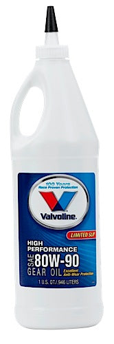 VALVOLINE VV831 80W90 HP GEAROIL QT 12 CS  EACH