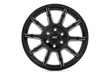 Load image into Gallery viewer, Rough Country 83 Series Wheel | One-Piece | Gloss Black | 17x9 | 5x4.5 | +0mm