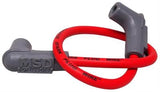 MSD 84059 Coil Wire Super Conductor 8.5mm HEI 18in Length w/90 Degree Boot Ends, Red