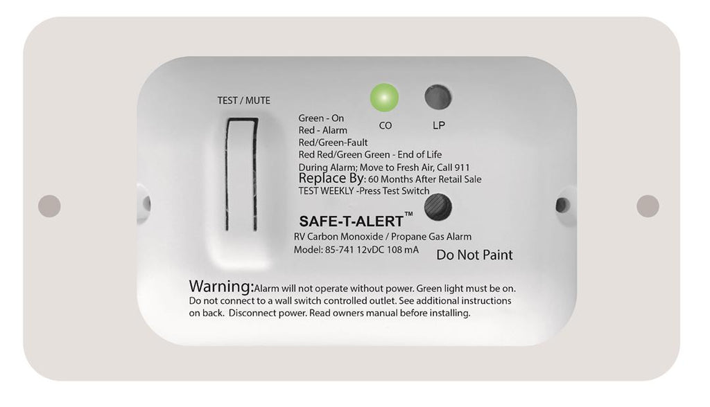 MTI INDUSTRY 85-741-WT-TR COMBINATION CARBON MONOXIDE/PROPAN