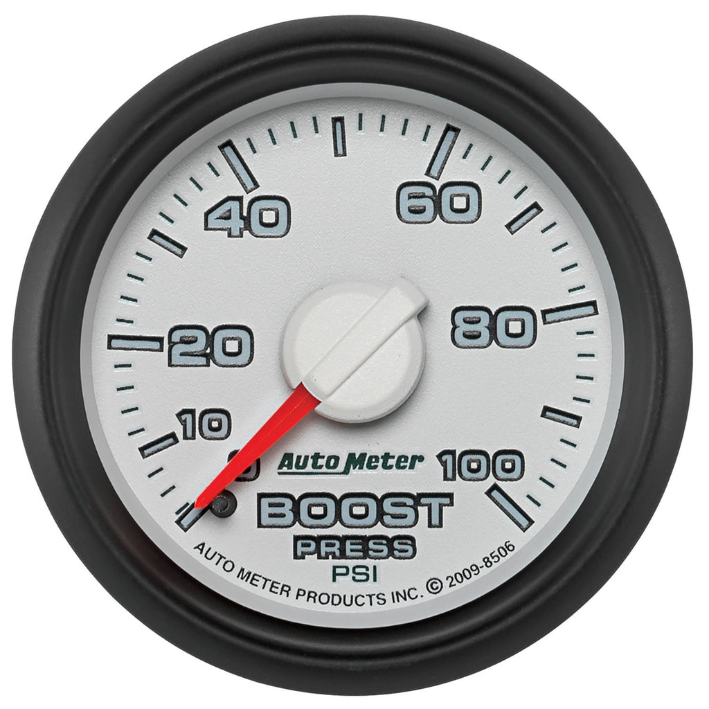 AutoMeter 8506 GAUGE, BOOST, 2 1/16" , 100PSI, MECHANICAL, RAM GEN 3 FACTORY MATCH