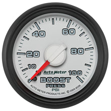Load image into Gallery viewer, AutoMeter 8506 GAUGE, BOOST, 2 1/16" , 100PSI, MECHANICAL, RAM GEN 3 FACTORY MATCH