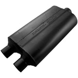 Flowmaster 8524553 Super 50  Stainless Steel - 2.25 Dual In / 3.00 Center Out - Mild Sound