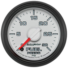 Load image into Gallery viewer, AutoMeter 8560 GAUGE, FUEL PRESS, 2 1/16" , 30PSI, DIGITAL STEPPER MOTOR, RAM GEN 3 FACT. MATCH