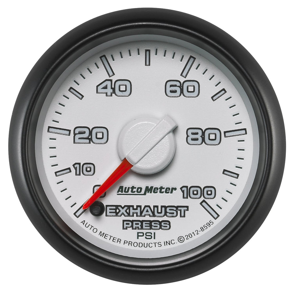 AutoMeter 8595 GAUGE, EXHAUST PRESS., 2 1/16" , 100PSI, STEPPER MOTOR, RAM GEN 3 FACTORY MATCH