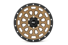 Load image into Gallery viewer, Rough Country 87 Series Wheel | Simulated Beadlock | Bronze/Black | 17x8.5 | 6x135 | +0mm