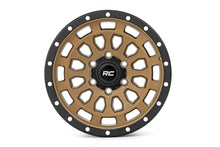 Load image into Gallery viewer, Rough Country 87 Series Wheel | Simulated Beadlock | Bronze/Black | 17x8.5 | 6x5.5 | +0mm