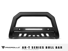 Load image into Gallery viewer, Armordillo USA 8705513 2019-2022 Chevy Silverado 1500 AR-T Bull Bar w/Parking Sensor - Matte Black.