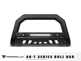 Armordillo USA 8705513 2019-2022 Chevy Silverado 1500 AR-T Bull Bar w/Parking Sensor - Matte Black.