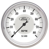 AutoMeter 880088 Traditional incandescent lighting illuminates around the perimeter of the dial