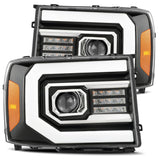 AlphaRex 880097 LED Projector Headlights in Jet Black