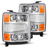 AlphaRex 880240 LED Projector Headlights in Chrome