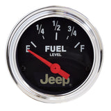 AutoMeter 880428 Traditional incandescent lighting illuminates around the perimeter of the dial