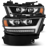 AlphaRex 880513 Projector Headlights Plank Style Design Jet Black