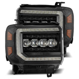 AlphaRex 880617 LED Projector Headlights in Black
