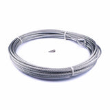 Warn 89213 WIRE ROPE ASSEMBLY 3/8 Inch Diameter x 80 Foot Length