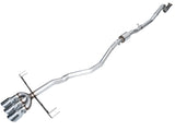 AWE Tuning 3020-52335 AWE Track Edition Exhaust for DE5 Integra Type-S - Triple Chrome Silver Tips