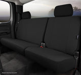 FIA SP82-11BLACK SP80 Series - Seat Protector Poly-Cotton Custom Fit Rear Seat Cover - Black