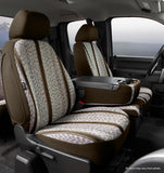 FIA TR48-31BROWN TR40 Series - Wrangler Saddleblanket Custom Fit Front Seat Cover - Brown