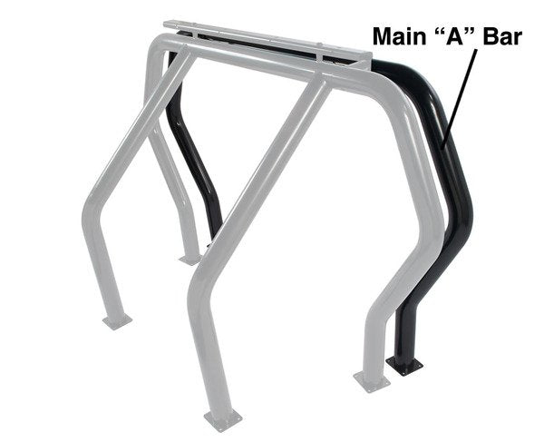 Go Rhino 90001B Bed Bar Component - "A" Additional Bar - Black Powdercoat