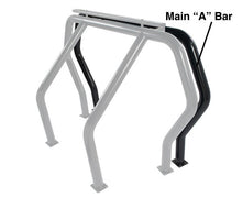 Load image into Gallery viewer, Go Rhino 90001B Bed Bar Component - "A" Additional Bar - Black Powdercoat
