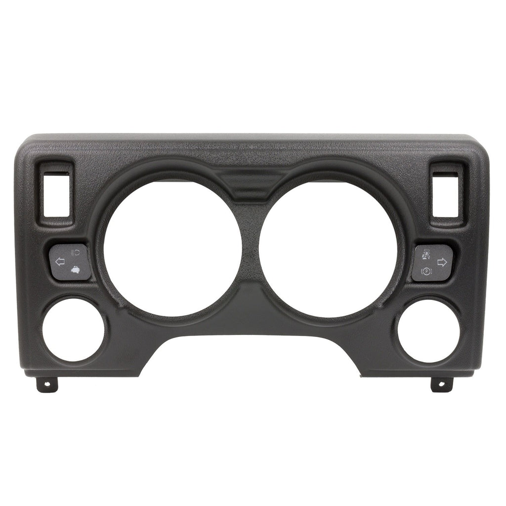 AutoMeter 90010 GAUGE MOUNT, DIRECT FIT DASH PANEL, 4 GAUGE (5" X2, 2 1/16" X2), JEEP TJ