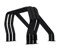 Load image into Gallery viewer, Go Rhino 9009560TDB Bed Bars Complete Kit - Triple Bar/Double Kicker (Between wheel wells) - Black