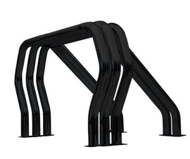 Go Rhino 9009560TDB Bed Bars Complete Kit - Triple Bar/Double Kicker (Between wheel wells) - Black